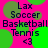Static image with bright pink background and green circles, displaying sports text in dark blue font.