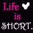A 3x3 contact sheet of animated text-based buddy icons with various color schemes and phrases, each frame showing a distinct motivational quote or phrase in stylized fonts against solid backgrounds.