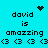 Pixelated cyan background with black text and symbols arranged in two , featuring a heart icon above the left and a dotted starburst above the right