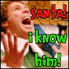 A split-screen image shows a person with raised hands and open mouth, with text in red and green on both sides.