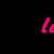 Pink handwritten-style text on black background with repeated phrases and heart symbols, no visible animation changes.