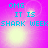 Pixelated cyan text on pink gradient background with four bright light effects, animated to shift positions across frames.