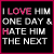 A 2x2 contact sheet of four animated frames showing text with changing letter colors on a black background, each frame bordered by pink.