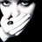nine identical frames showing a person with hand over mouth, each containing the text "I wont say a word" in pixelated font