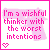 Four identical pixelated display pink text on white backgrounds with a small heart symbol below the text