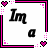 Animated contact sheet of a pixel-art character with changing text and poses, featuring pink hearts bordering white frames on a gray background.