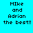 Pixelated text on a cyan background with yellow highlight boxes changing position across frames.