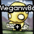 Pixelated yellow cartoon character with large white eyes and a rounded head, shown in four positions with varying text overlays and symbols