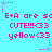 Pixelated cyan background with pink text repeating 'E+A are sc CUTE!!!<33 yellow<33' and purple star decorations.