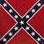 A contact sheet of six animated frames showing a Confederate flag icon with repeated text "PRESERVE," "HONOR," and "PROTECT" in pixelated white font on black background.