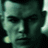 Static image of a movie poster featuring Matt Damon with blurred motion effect, text 'THE BOURNE SUPREMACY' in red and white on black background.