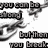 Pixelated grayscale image with fragmented text and abstract shapes, including partial words like 'you', 'strong', 'BullHorn', and 'break' against a white background.