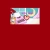 Pixelated rectangular image with soft pastel colors on a solid red background, featuring indistinct shapes and blended hues.