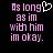 Pixelated pink text on black background with a white heart symbol replacing the 'o' in 'long' in the first frame.