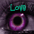 A close-up of a purple eye with cyan text reading 'Love', 'Open', 'Your', and 'Eyes' in sequence.