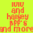 A bright yellow background displays repeated orange text reading 'iwu and halsey BFF's and more' with pink star symbols scattered throughout.