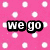 six with text and images: pink polka dots, blue gradient, pink milk, purple swirl, cookie, and gray space