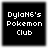 Four identical pixelated black square icons with white text reading "Dylan6's Pokemon Club" arranged in a