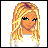 Pixelated avatar of a blonde woman with green eyes and a white top, next to text reading "I Love sTaCy" and "Made at IconFun.com" in colored pixel fonts.