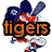 Pixelated cartoon baseball player with blue helmet and bat, wearing red-and-white uniform, surrounded by orange text phrases on white background.