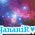 Pixelated cosmic scene with nebulae and stars, featuring text and heart icons in four quadrants.