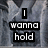 A pixelated image with a gray textured background and black text blocks, transitioning to a pink broken heart symbol with text.