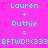 Static pixel art displays 'Lauren + Ruthie =' followed by 'BFTWD!!<333' on a bright pink background with cyan text and small star accents.