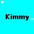 identical 'Kimmy' text icons on a bright cyan background with scattered white stars, some icons partially obscured by a gray overlay