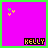 Pixelated icon with bright pink background, green and yellow symbols in top-left corner, and 'KELLY' text at bottom center.