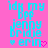 Pixelated blue text on pink background with two heart symbols, one small blue and one larger pink, in a static image.