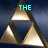 A four- displays a golden Triforce symbol on a dark blue background with text changing