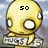 A yellow cartoon character with large white eyes and a small mouth appears in three , each displaying different text above its head