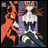A 48x48 pixel animated contact sheet showing two frames of an anime-style buddy icon with a character and text elements on black background.