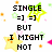 Pixelated text and star shapes on white background with scattered colored dots.