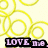 Yellow circular patterns on a light background with text overlays reading LOVE me, KISS me, HURT me, HELP me, MISS me, HOLD me.