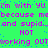 Green background with purple text repeating 'I'm with YU I'm with YU because me because me and supid...and supid. NOT NOT working OUTworking OUT' in a pixelated style.