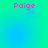Four identical pixelated 'Paige' text icons arranged in a on a gradient background transitioning from cyan to green