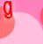 Red text letters 'g', 'gu', 'gua', 'guar', 'guard', and 'guard' appear sequentially on a pink background with light pink circular shapes.