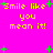 Bright pink background with yellow pixelated text reading "Smile like you mean it!" and scattered green plus signs.