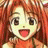 A pixelated anime-style character with long red hair and a bright orange top appears on the left side of a contact sheet, while the right side displays stylized text reading "Anime IM" above "COM" against a black background.