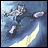 A 48x48 pixel animated buddy icon featuring a Digimon character in motion, displayed across three sampled frames on a contact sheet with "AnimeIM.com" text overlays.