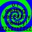 A static image with a blue and green spiral background, black text reading 'ur getting veEERrry sleepy!', and repeated 'zzz' symbols at the bottom.
