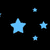 Six distinct pixel art images arranged in a , each featuring star motifs or related elements on varied backgrounds