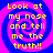 Four identical display a blue and pink spiral background with yellow text reading 'Look at my nose and tell me the truth!!' in pixelated font