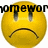 Yellow sad emoji with tears and text above it, displayed in a