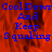 Blue text on a red background reads "Cool Down And Keep Squaking" with one frame showing a gray rectangle replacing part of the background.