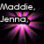 A static digital image with multiple names and a declaration of intent, set against a black background with pink starburst effects.