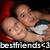 Two pixelated figures embrace; one wears a red garment, the other green and white clothing. Text at bottom reads 'boyfriends <3'.