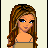 Pixel art contact sheet showing three frames of a female character's body parts with blue text reading "I'm Crazy Bout You Baby" on a light background.