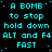 A static digital image displays repeated cyan text on a black background with a gray rectangle in the bottom-right corner.